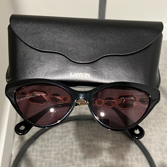 Lanvin Cateye Sunglasses with Jewels - Picture 2 of 5